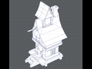 house cartoon v06 3D Модель