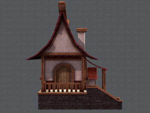 house cartoon v07 Model 3D