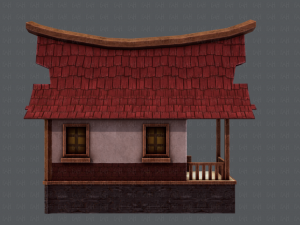house cartoon v07 Model 3D