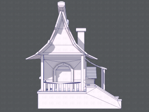house cartoon v07 Model 3D