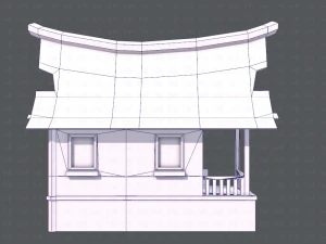 house cartoon v07 3D Model
