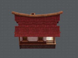 house cartoon v07 3D Model