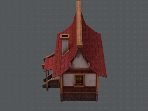 house cartoon v07 Model 3D