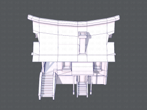 house cartoon v07 Model 3D