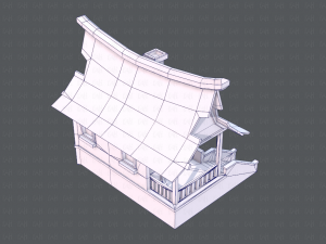 house cartoon v07 Model 3D