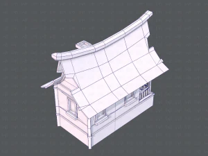 house cartoon v07 3D Model