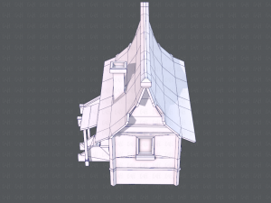 house cartoon v07 Model 3D