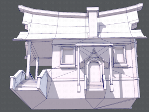 house cartoon v07 Model 3D