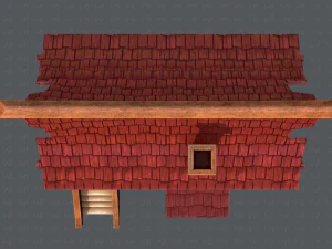 house cartoon v07 3D Model