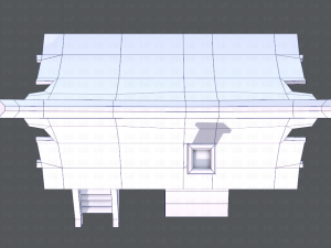 house cartoon v07 Model 3D