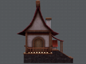 house cartoon v07 Model 3D