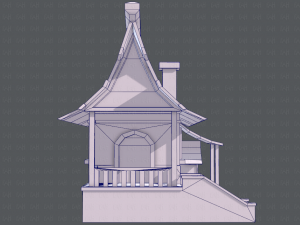 house cartoon v07 Model 3D