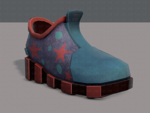 shoes cartoonv22 Model 3D