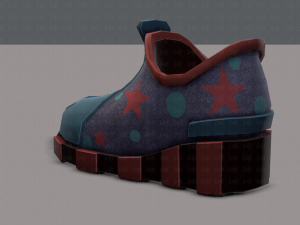 shoes cartoonv22 Model 3D