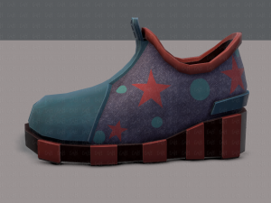 shoes cartoonv22 Model 3D
