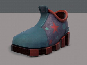 shoes cartoonv22 Model 3D