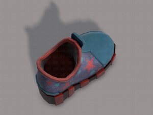shoes cartoonv22 Model 3D