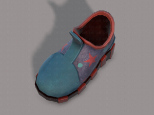 shoes cartoonv22 Model 3D
