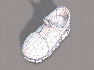 shoes cartoonv22 Model 3D