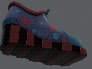 shoes cartoonv22 Model 3D