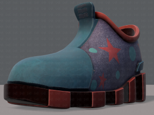 shoes cartoonv22 Model 3D