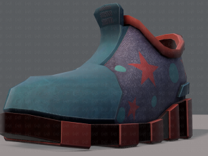 shoes cartoonv22 Model 3D