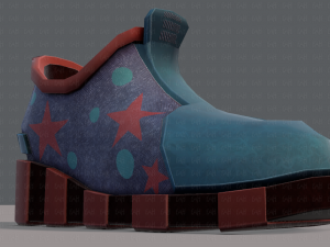 shoes cartoonv22 Model 3D