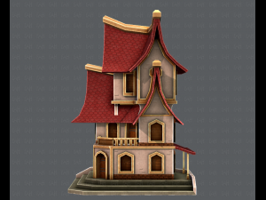 house cartoon v08 Modèle 3D