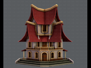 house cartoon v08 Modèle 3D