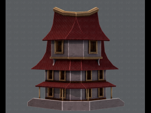 house cartoon v08 Modèle 3D