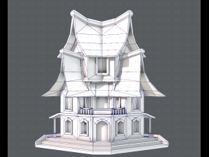 house cartoon v08 Modèle 3D
