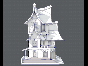 house cartoon v08 Modèle 3D