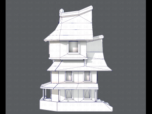 house cartoon v08 Modèle 3D