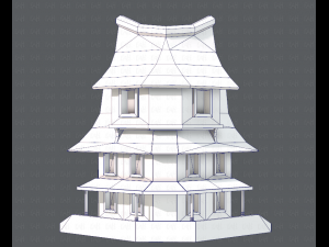 house cartoon v08 Modèle 3D