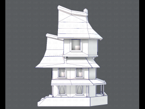 house cartoon v08 Modèle 3D