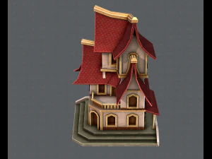 house cartoon v08 3D Model