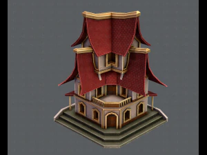 house cartoon v08 3D Model
