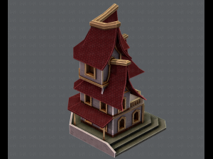 house cartoon v08 Modèle 3D