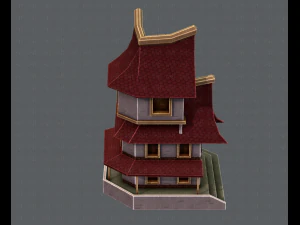 house cartoon v08 3D Model