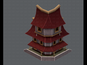 house cartoon v08 Modèle 3D