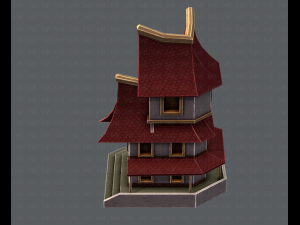 house cartoon v08 Modèle 3D