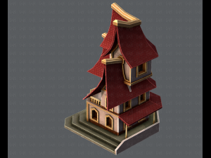 house cartoon v08 Modèle 3D
