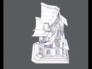 house cartoon v08 Modèle 3D