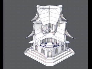 house cartoon v08 Modèle 3D