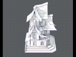 house cartoon v08 Modèle 3D