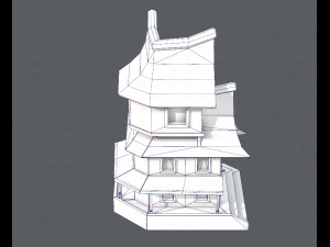 house cartoon v08 3D Model