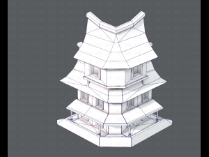 house cartoon v08 Modèle 3D