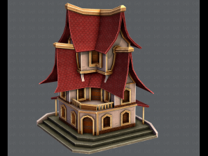 house cartoon v08 Modèle 3D