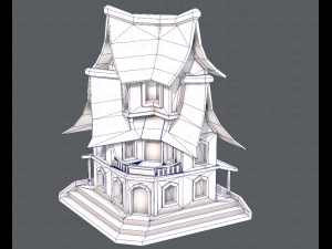 house cartoon v08 Modèle 3D