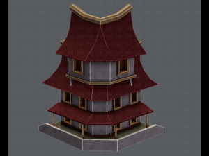 house cartoon v08 Modèle 3D